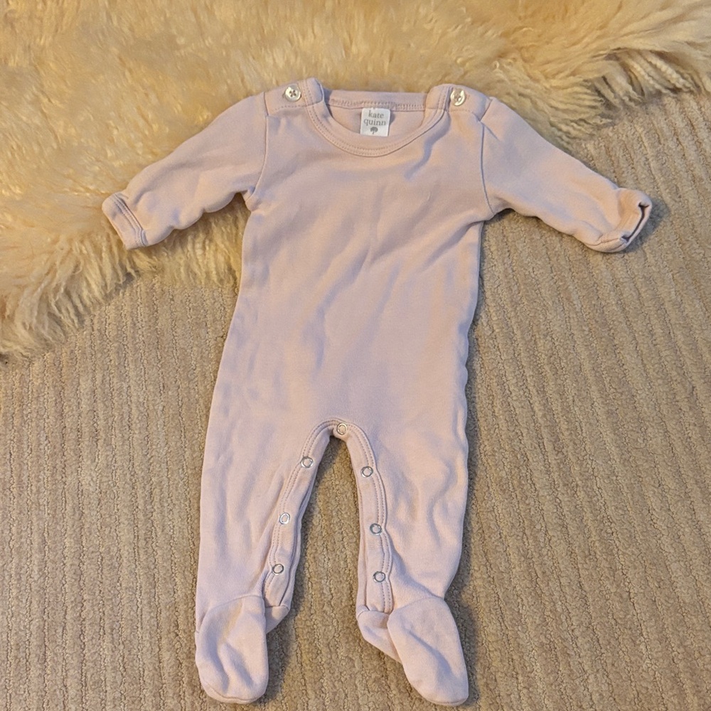 Kate Quinn Cozy Pink Baby One Piece